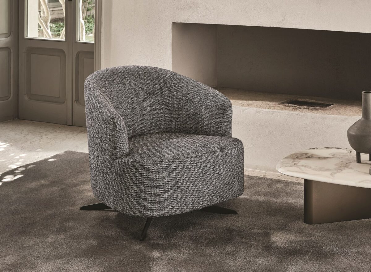 Porada Copine Girevole Armchair 01