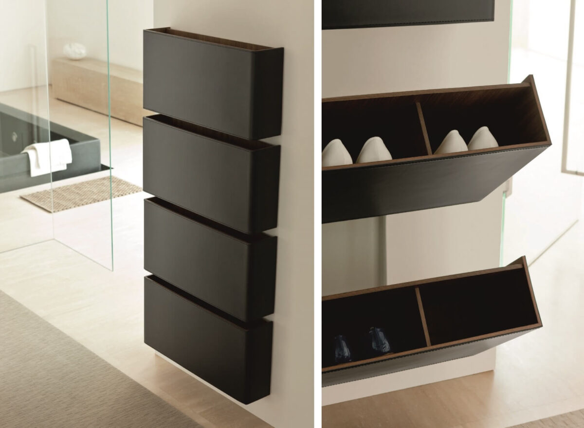 Porada Pit Stop Wall Mounted Shoe Rack 01