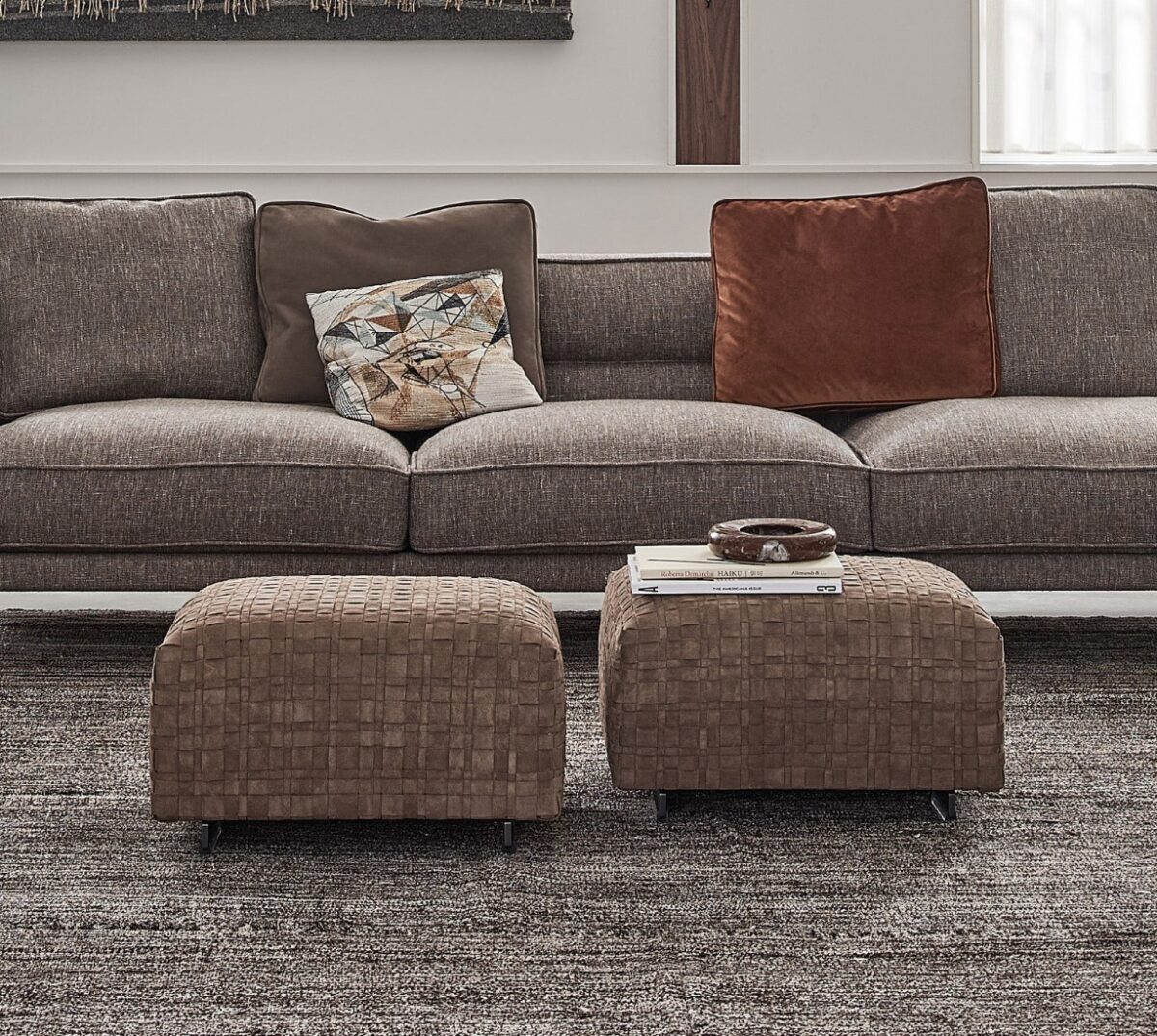Flexform Bangkok Weave Ottoman 03