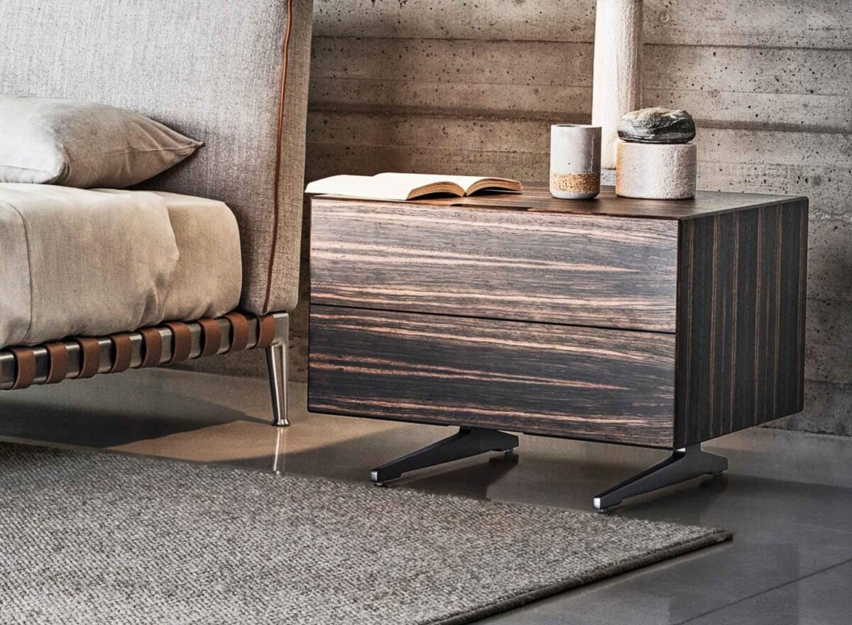 Flexform Piuma Bedside Cabinet 01