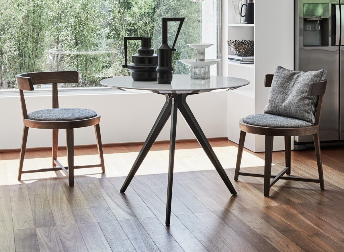Flexform Zefiro Round Dining Table 01