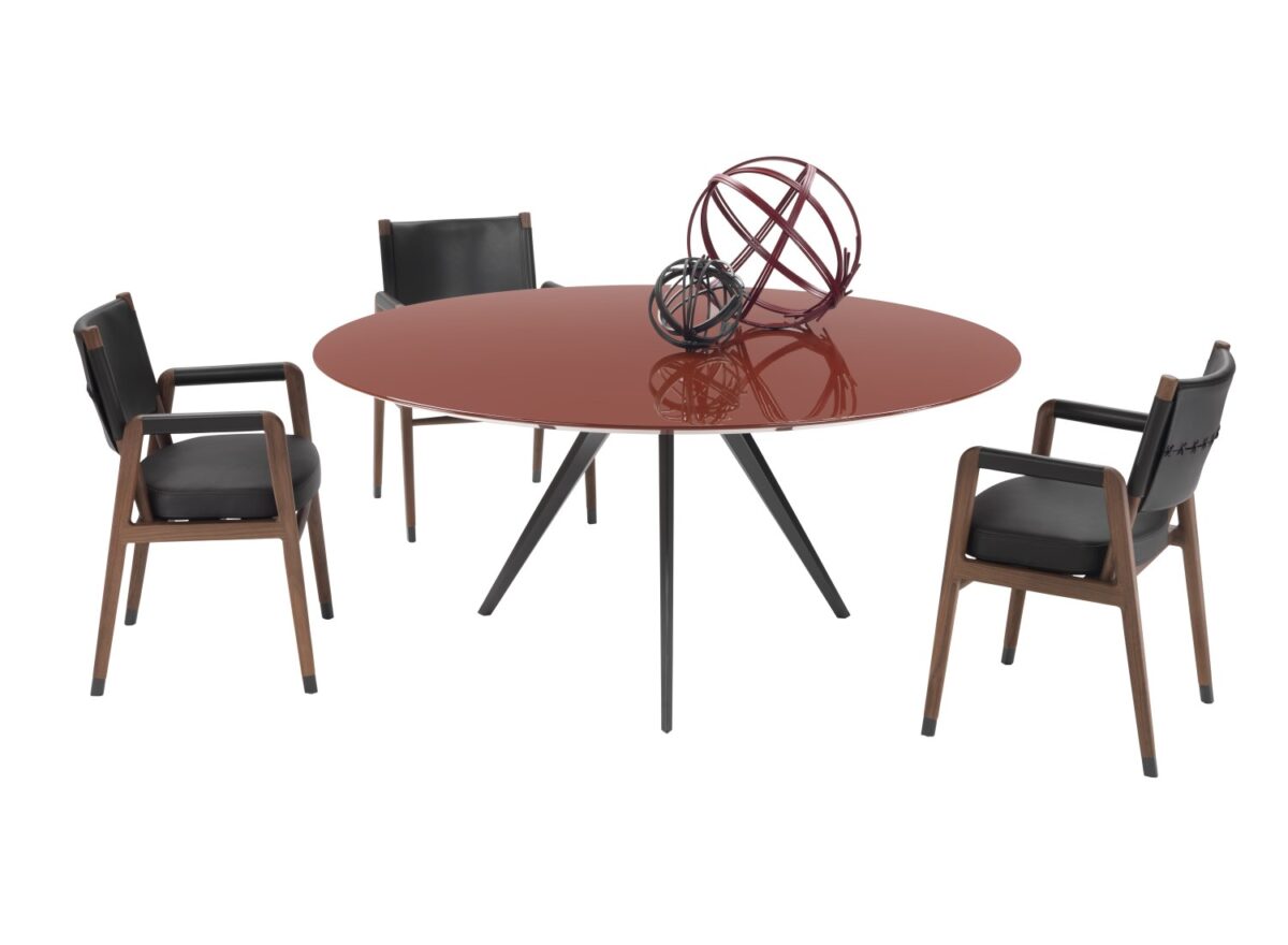 Flexform Zefiro Round Dining Table 03