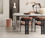 Gallotti Radice Clemo T Square Marble Dining Table 02