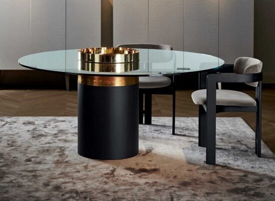 Gallotti Radice Haumea T Round Dining Table 01