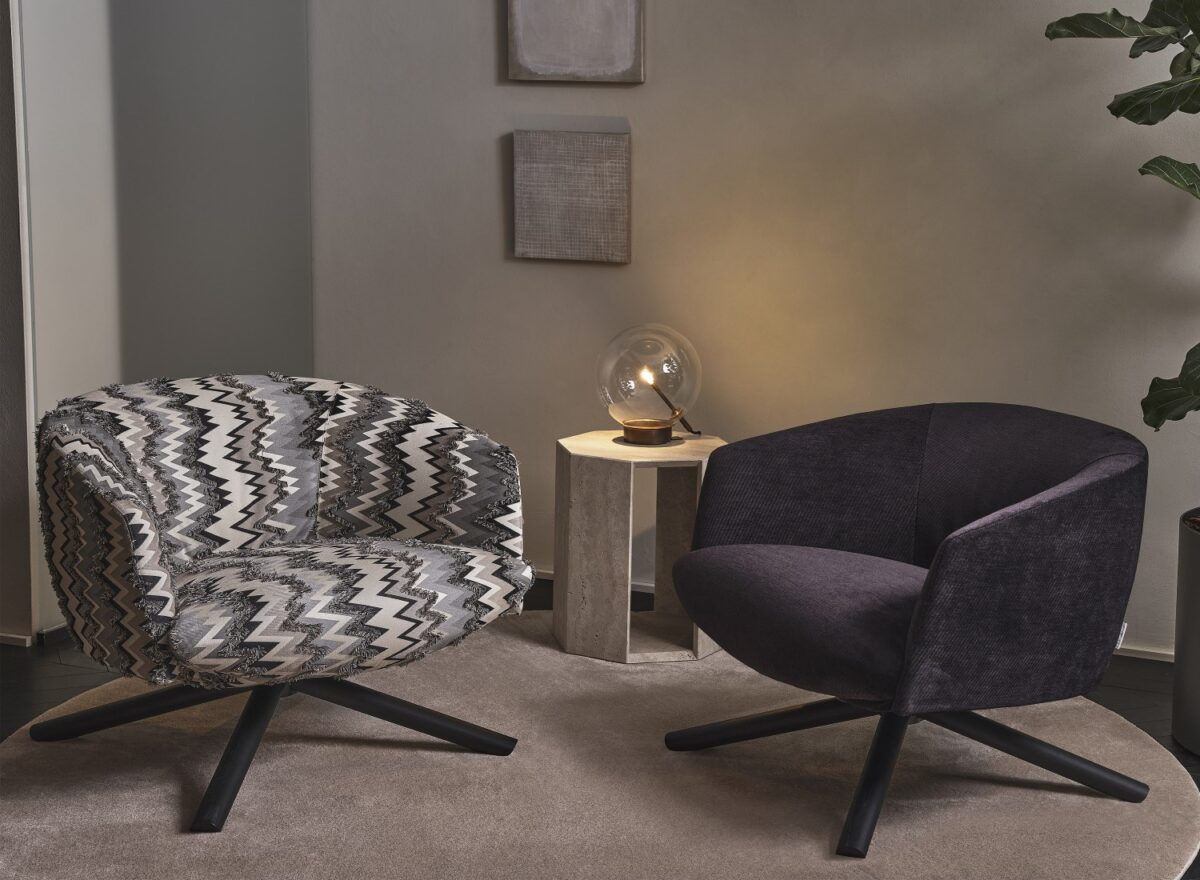 Gallotti Radice Livre Swivel Armchair 03