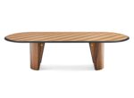 Gallotti Radice Manto Oval Wood Dining Table 03