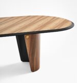Gallotti Radice Manto Oval Wood Dining Table 04
