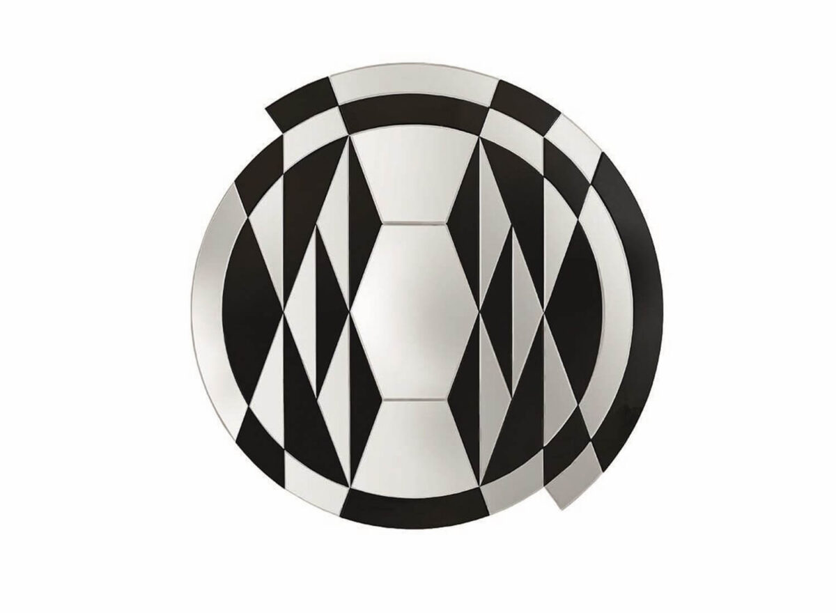 Gallotti Radice Mirror Black and White Beat Mirror 03