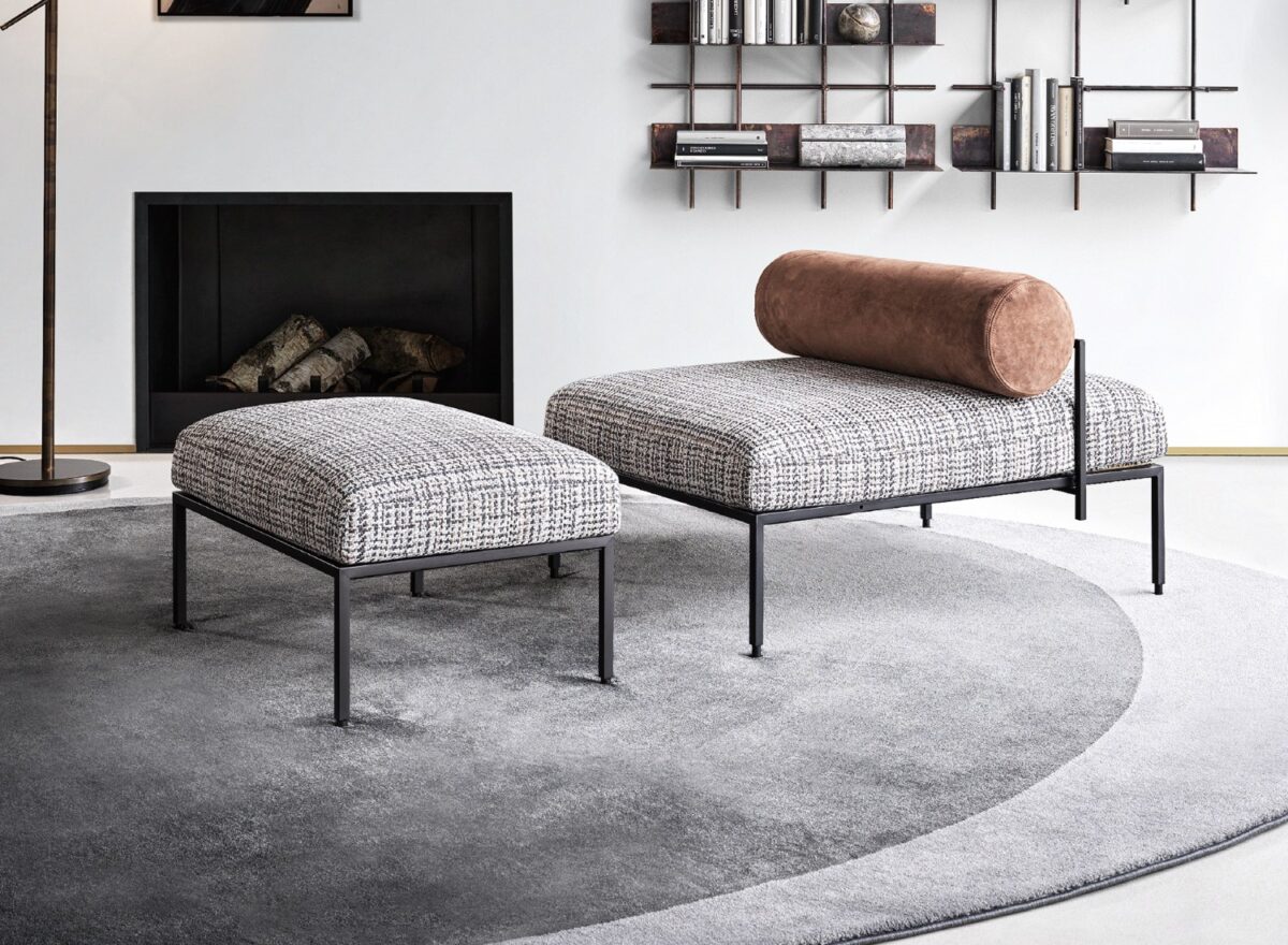 Gallotti Radice Oly Bench and Pouf 01