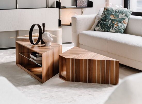 Gallotti Radice Prism Triangular Coffee Table 01