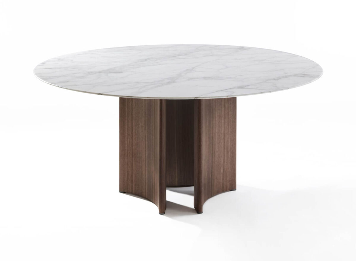 Porada Alan Round Marble Dining Table 03
