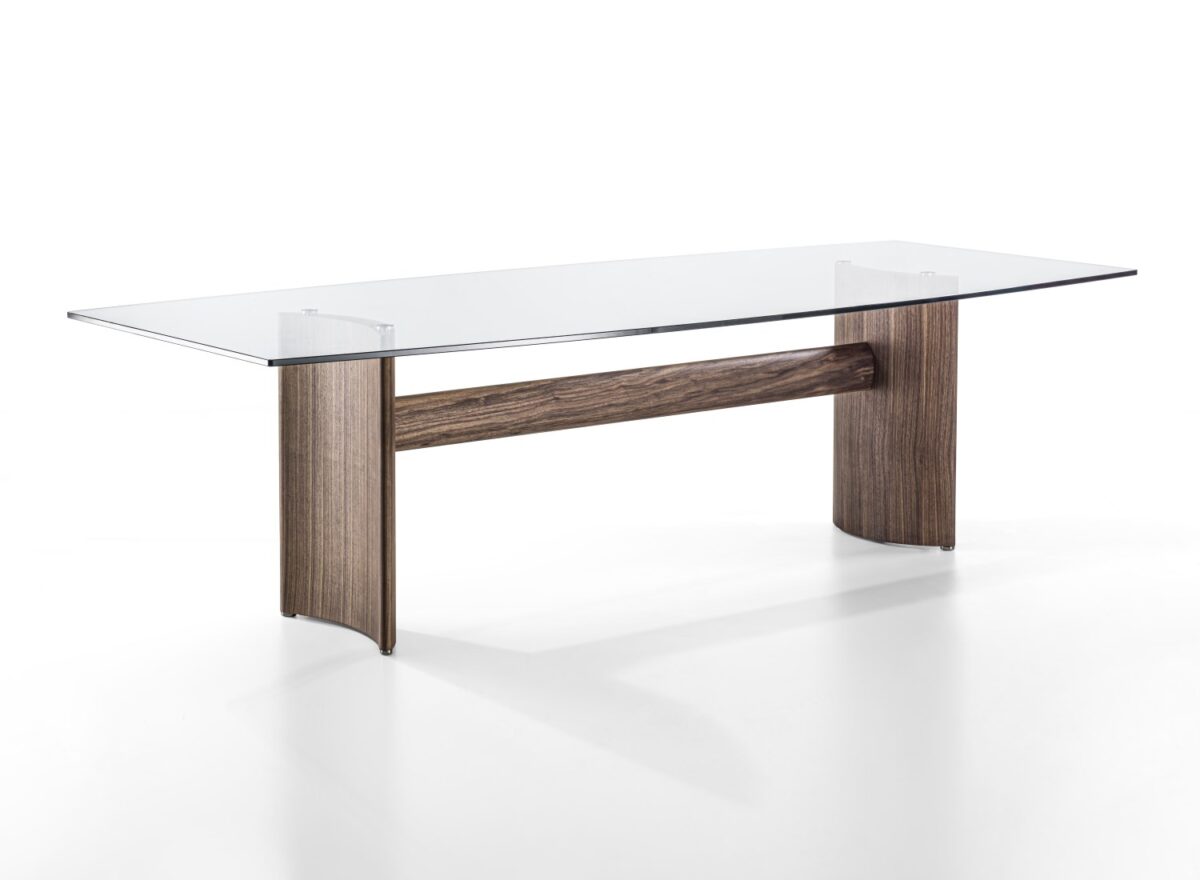 Porada Beam Botte Glass Dining Table 04