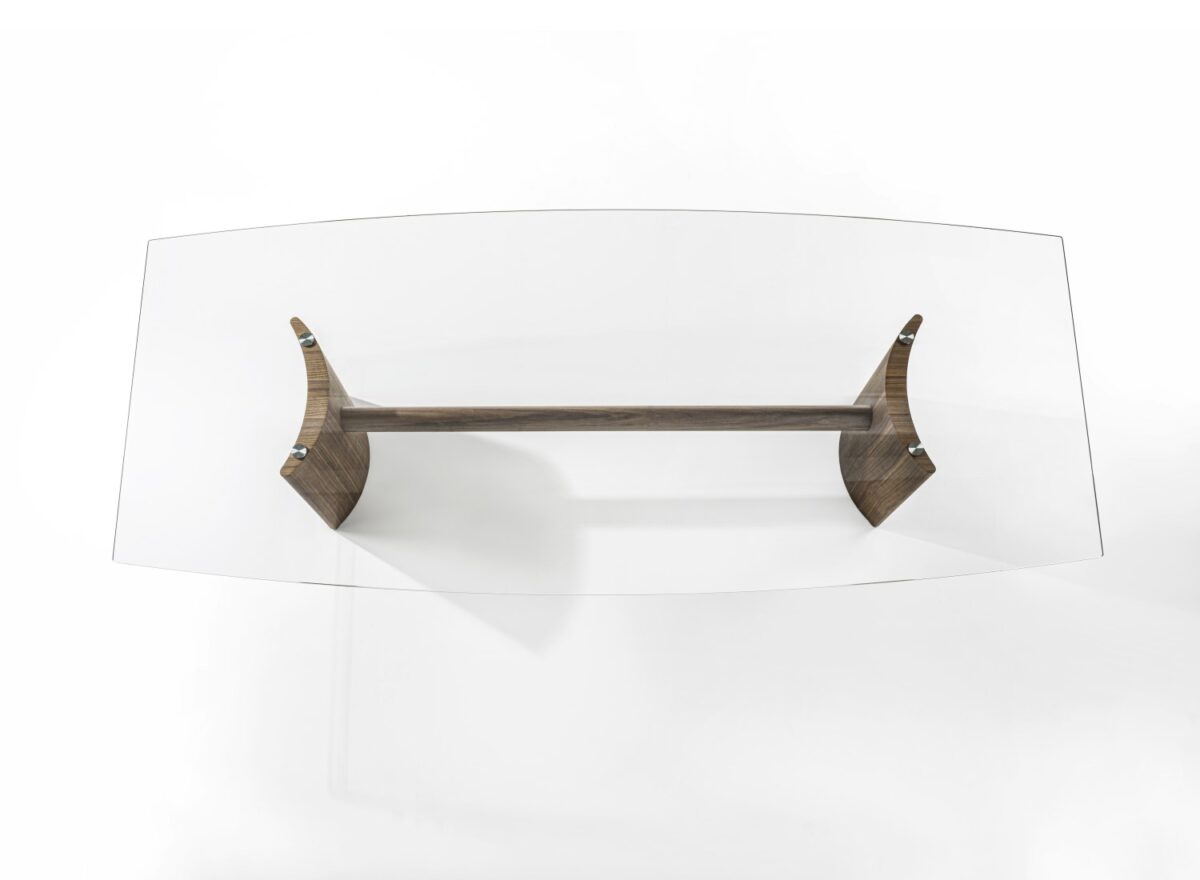 Porada Beam Botte Glass Dining Table 06