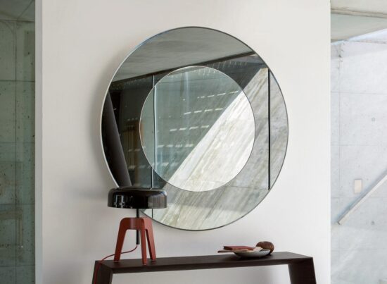 Porada Four Seasons Glass Round Mirror 01
