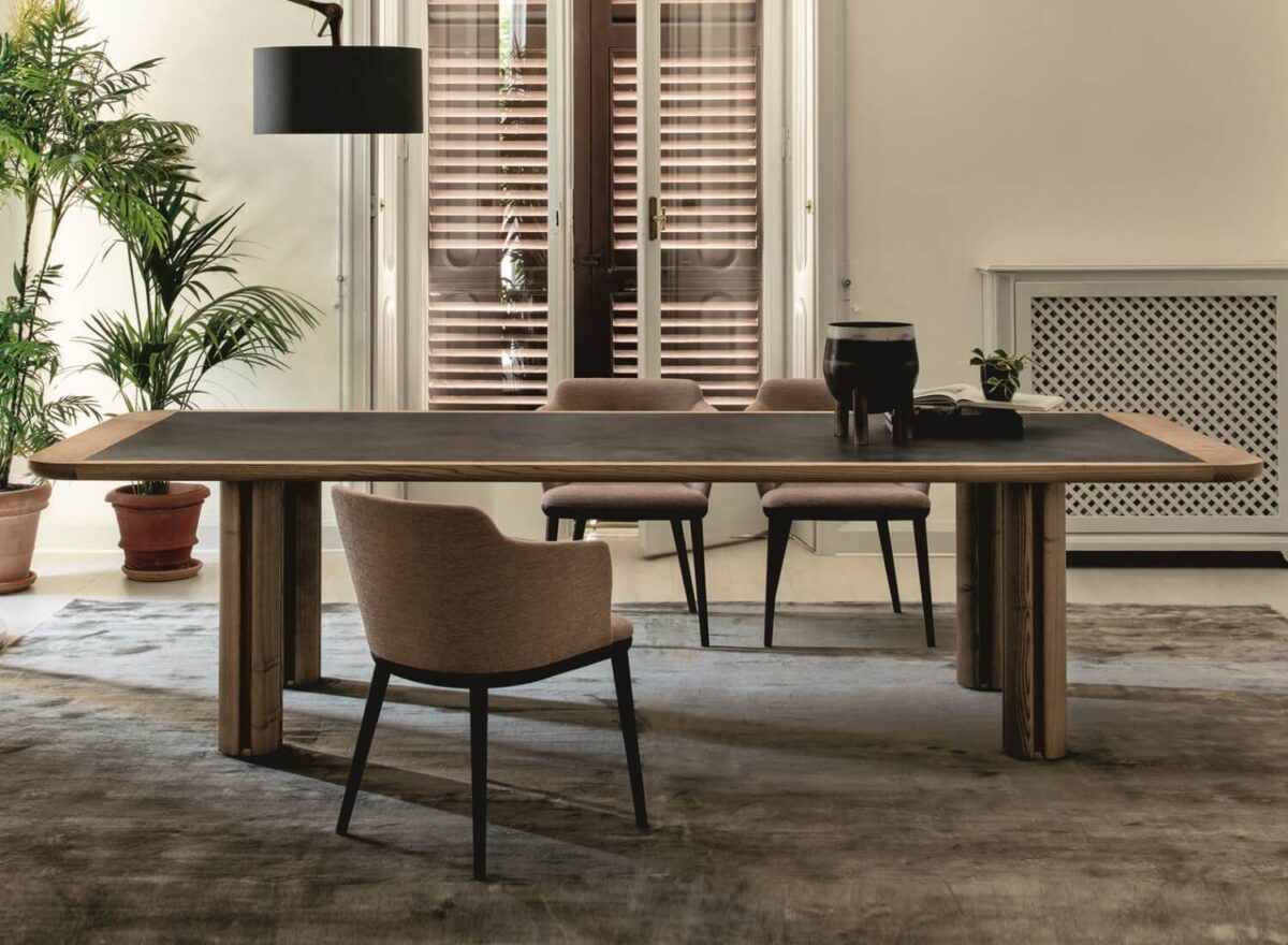 Porada Quadrifoglio Ceramic Dining Table 01