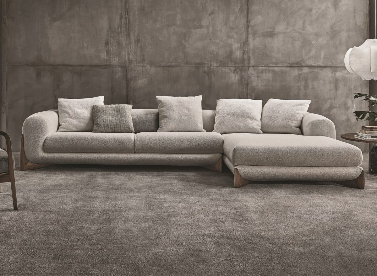 Porada Softbay L Shaped Sofa 01