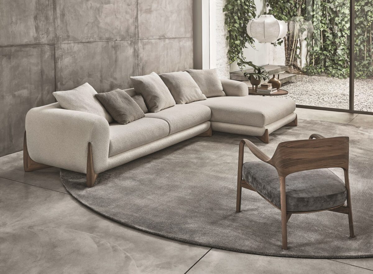 Porada Softbay L Shaped Sofa 02