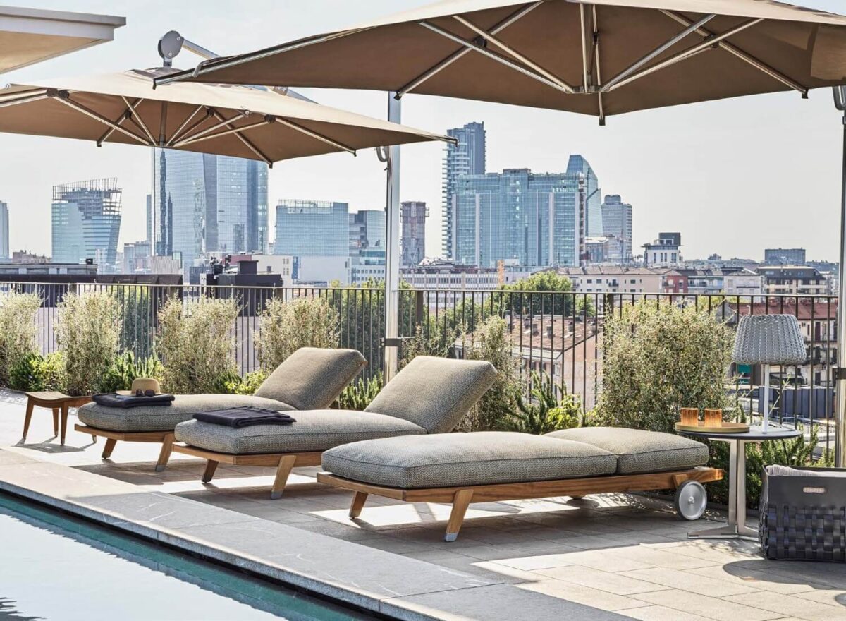 Flexform Hora Sexta Outdoor Sunlounger 03