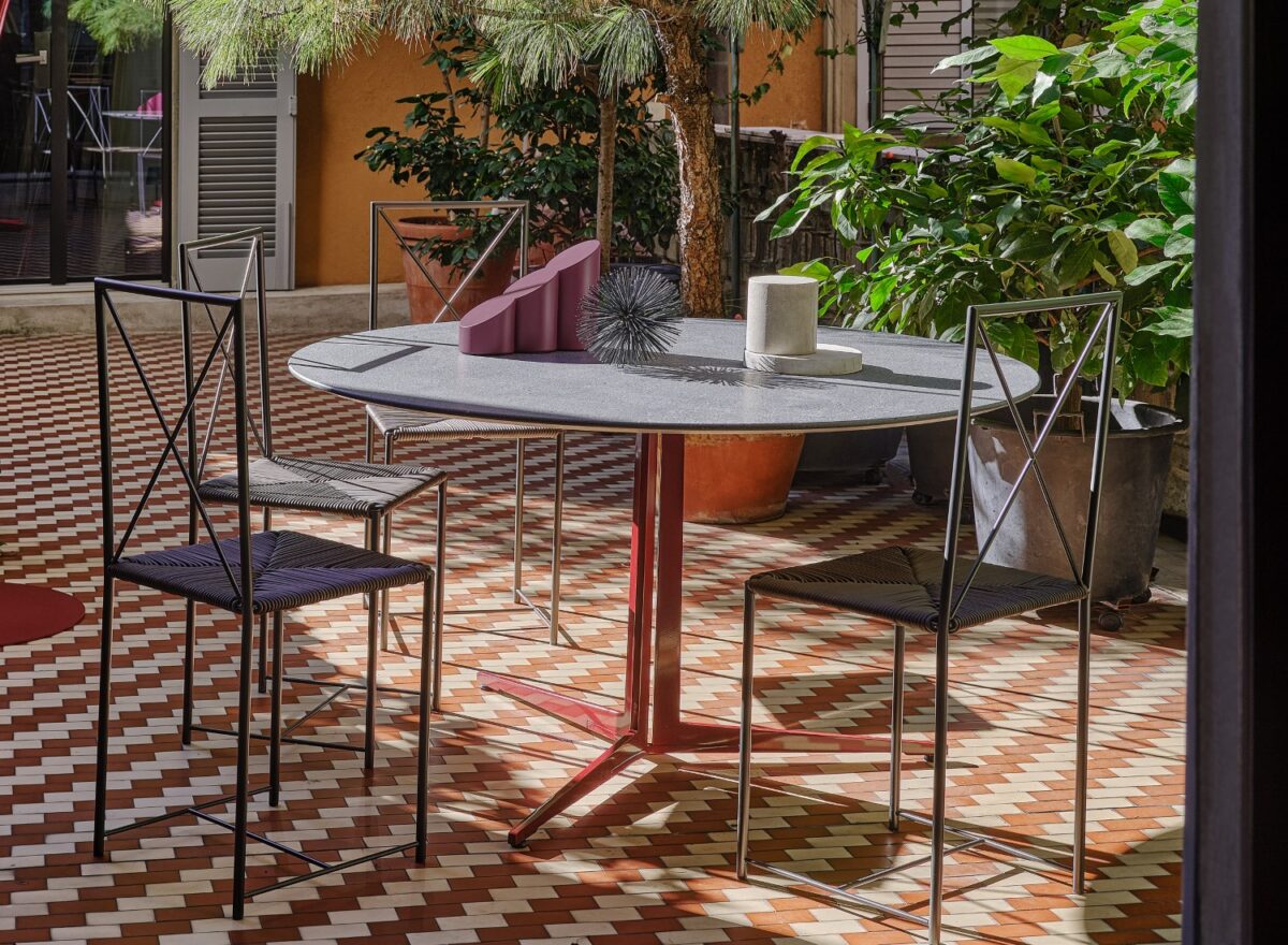 Flexform Moka Outdoor Dining Chair Metal 03