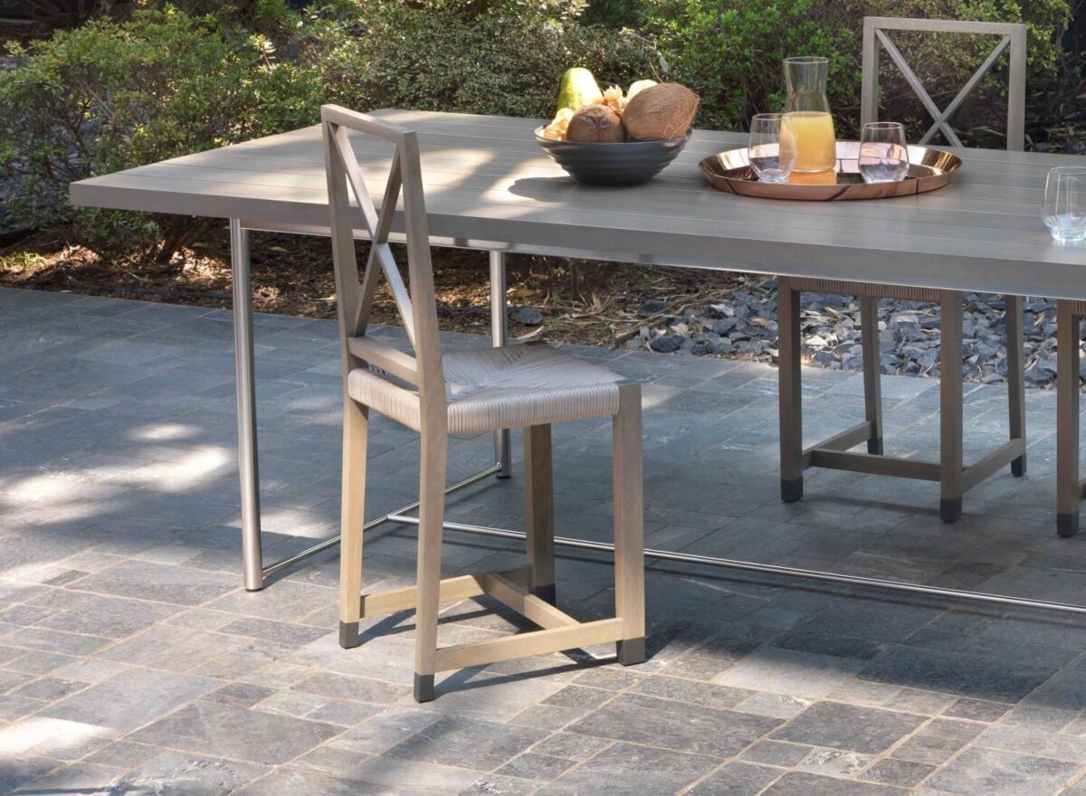 Flexform Moka Outdoor Dining Chair Wood 01
