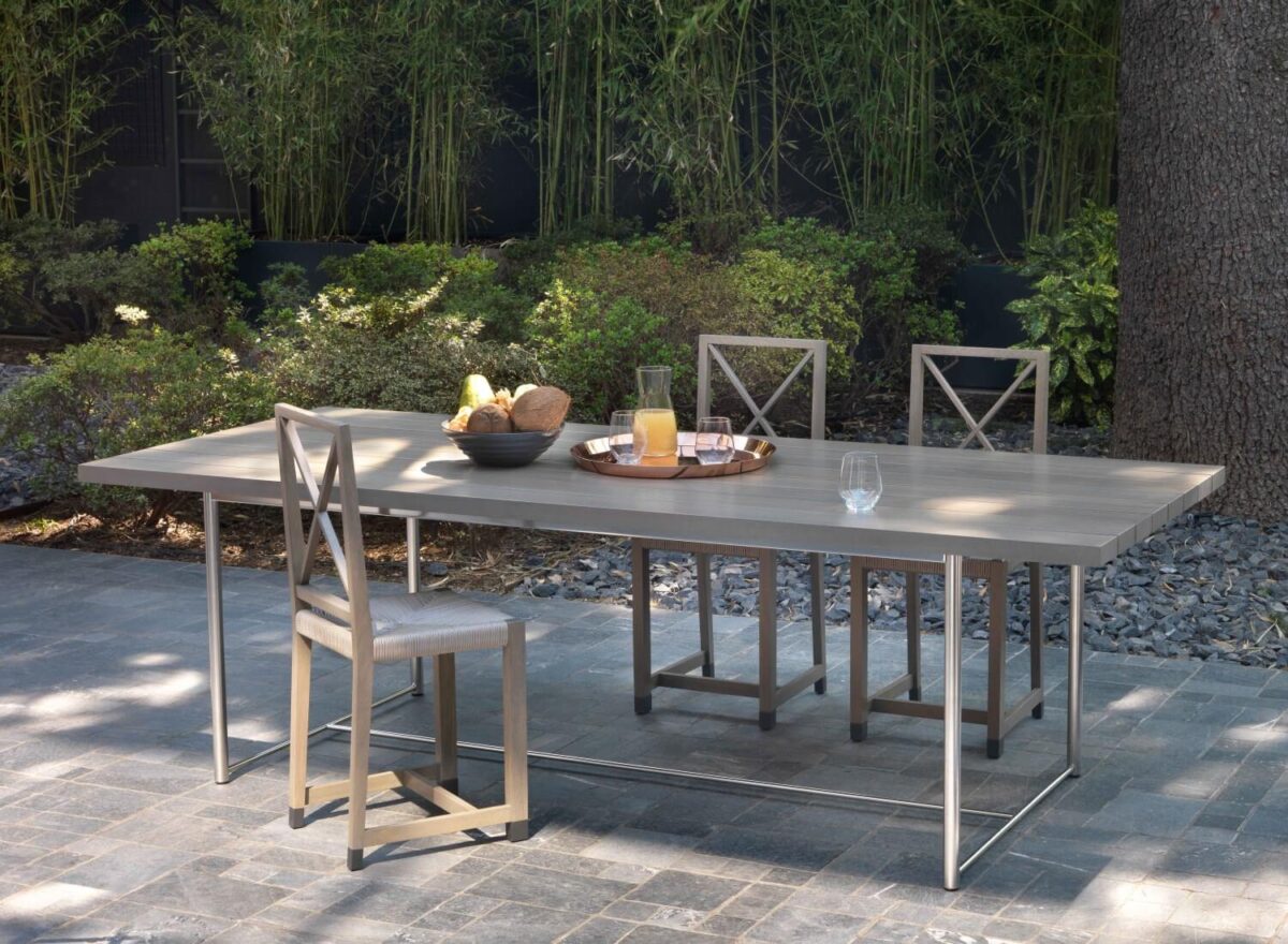 Flexform Moka Outdoor Dining Chair Wood 02
