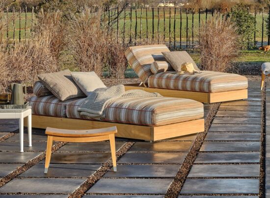 Flexform Outdoor Hamptons Sunlounger 01