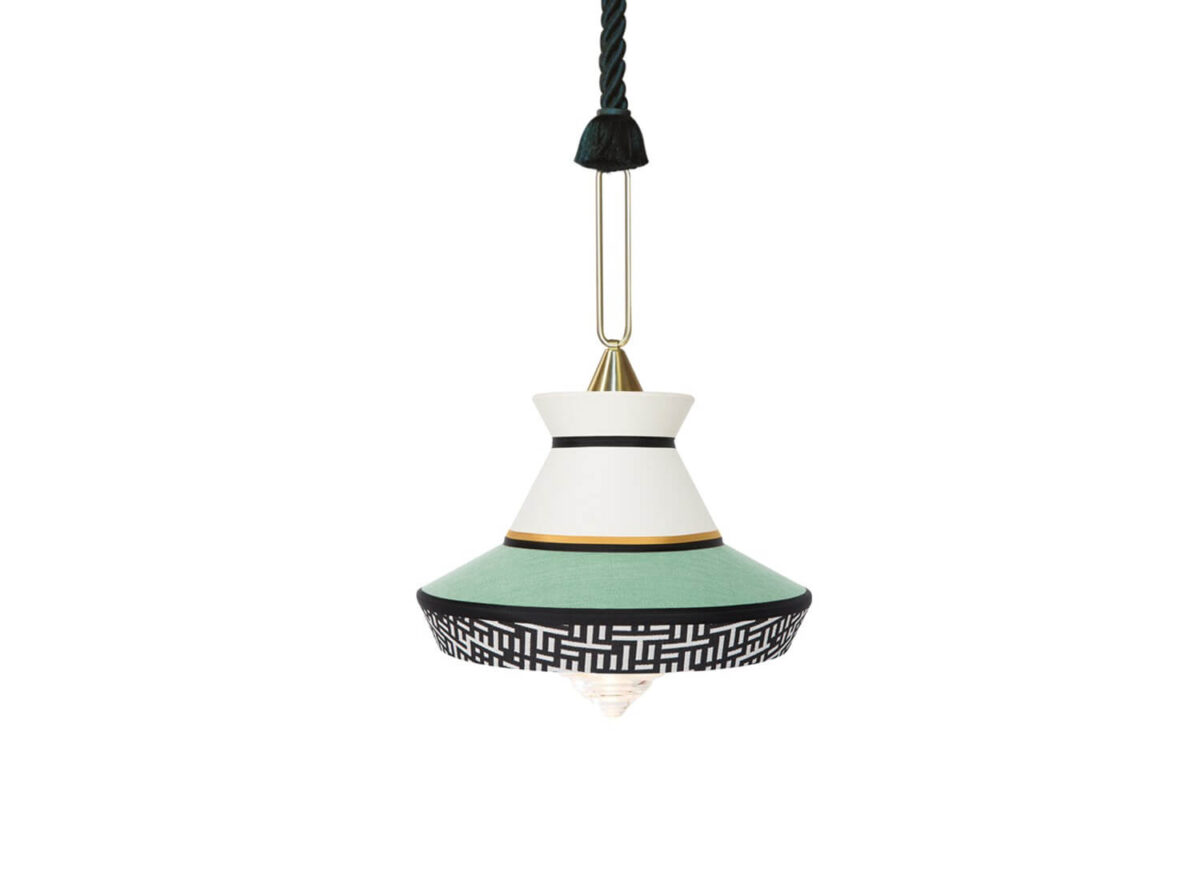 Contardi Calypso Pendant Light GUADALOUPE MINT