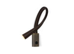 Contardi-Flexiled-Wall-Light-L60-BRONZE-WITH-SWITCH-WITH-DARK-BROWN-LEATHER-1