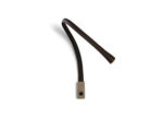 Contardi Flexiled Wall Light L90 BRONZE WITH SWITCH WITH DARK BROWN LEATHER 1