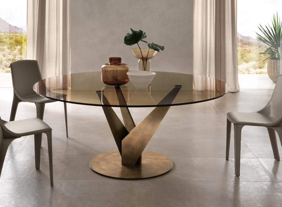 Fiam Epsylon Round Dining Table 01