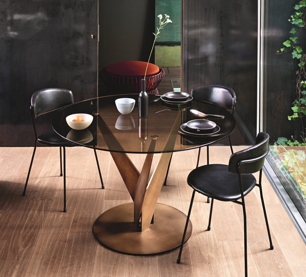 Fiam Epsylon Round Dining Table 03
