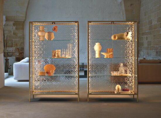 Fiam Echo Fused Glass Cabinet 001