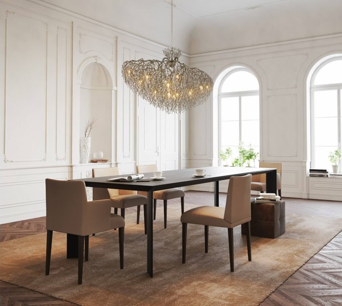 Brand Van Egmond Hollywood Oval Conical Chandelier 002