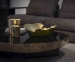 Gardeco Mapa Glass Bowl Ouro Fosca Bronze Top RM MAOUR50 02