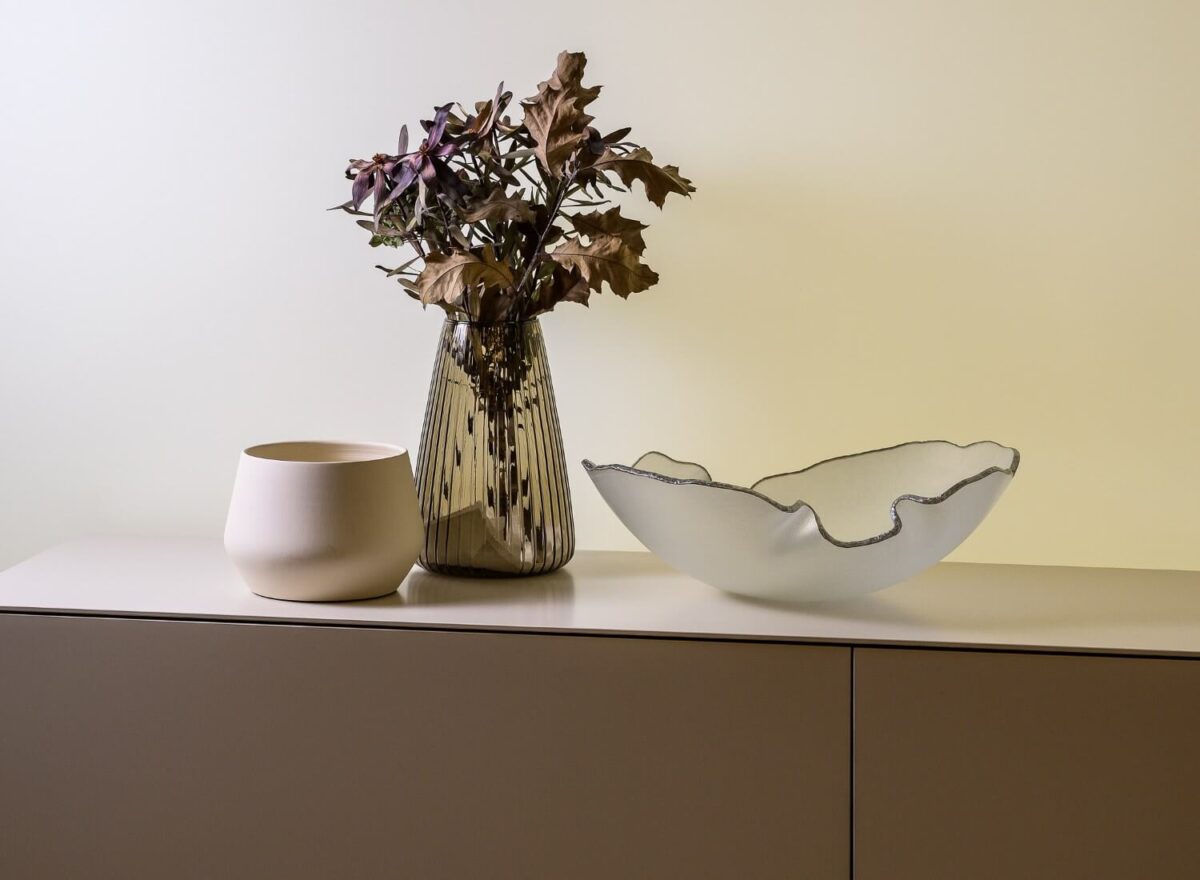 Gardeco Mapa Glass Bowl Perola Vidro Claro RM MAPERVC50 03