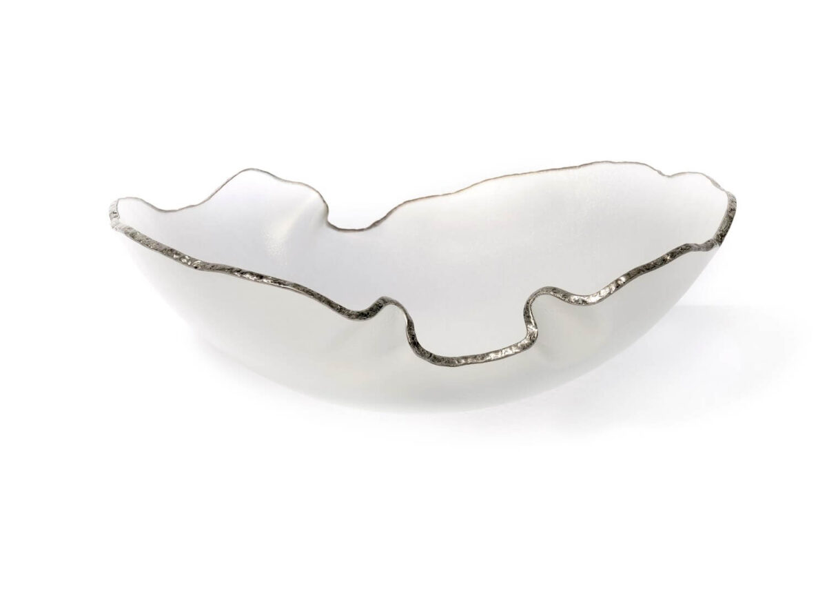 Gardeco Mapa Glass Bowl Perola Vidro Claro RM MAPERVC50 04