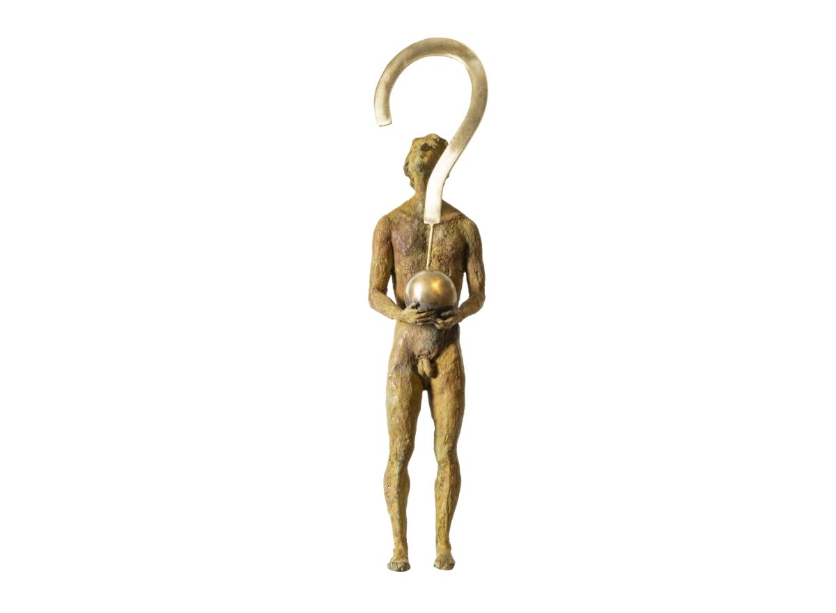 Gardeco Thought I The Question Sculpture GND GA326 03