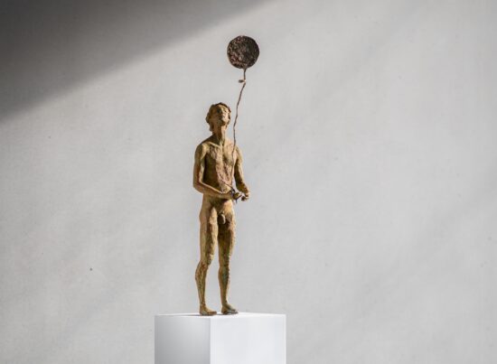 Gardeco Thought V Time Bronze Sculpture GND GA330 01