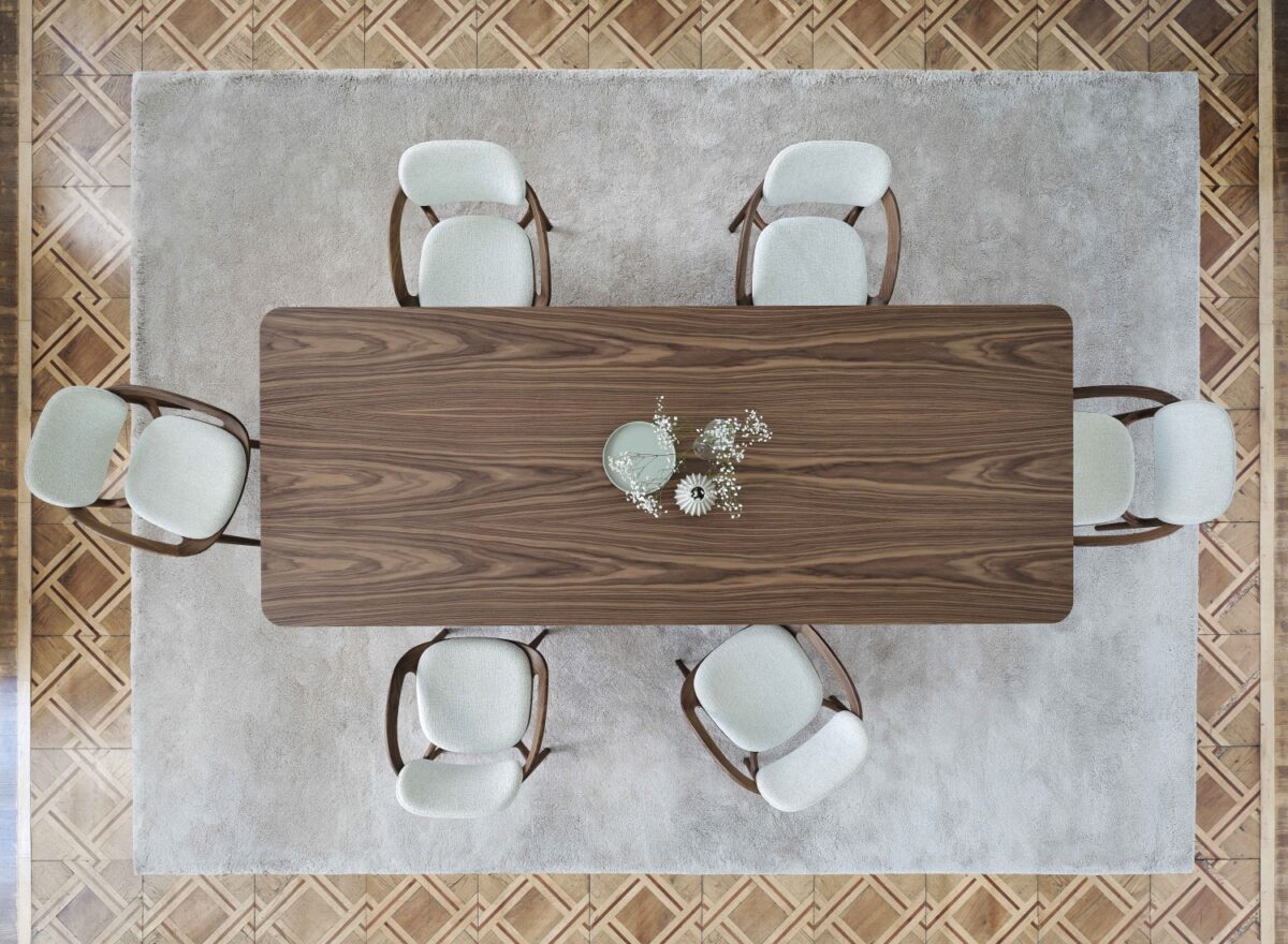 Porada Sansiro Wood Dining Table 02