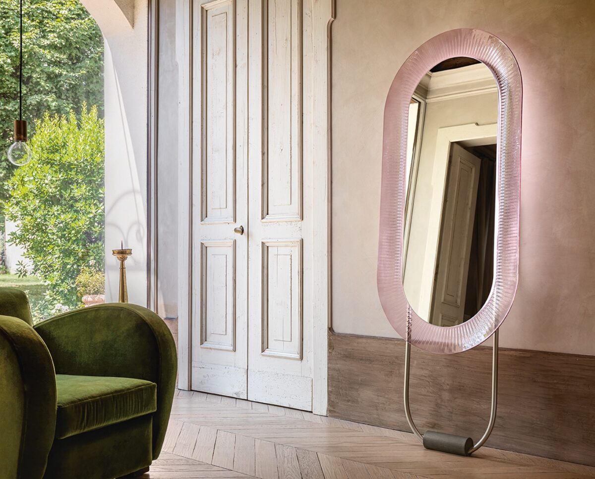 Fiam Italia Kathleen Floor Mirror Oval 01