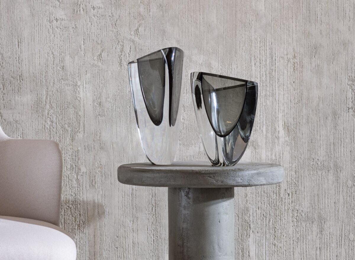 Gardeco Triangle Vase Cinza 01