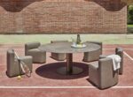 Varaschin Big In and Out Dining Table and Chair Set 02