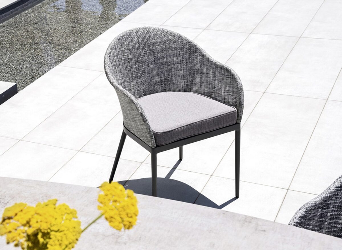 Varaschin Clever Bucket Vartex Outdoor Dining Chair 01