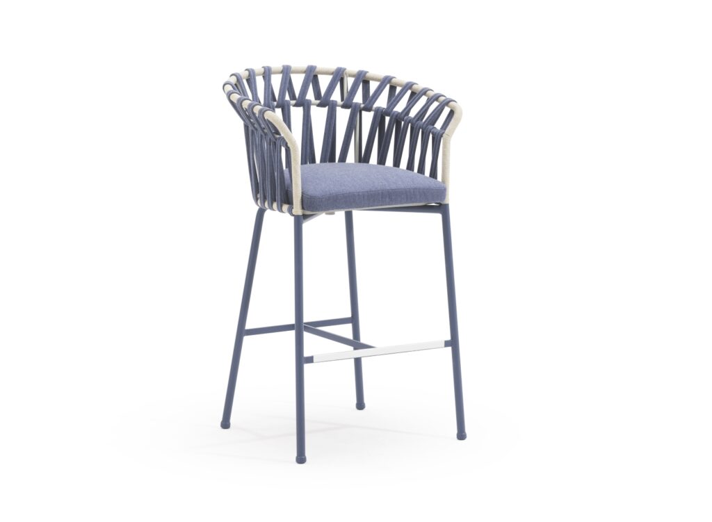 Varaschin Emma Cross Outdoor Bar Stool 04