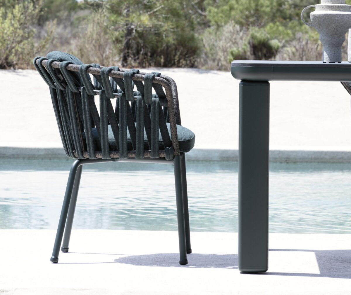Varaschin Emma Cross Outdoor Dining Armchair 01