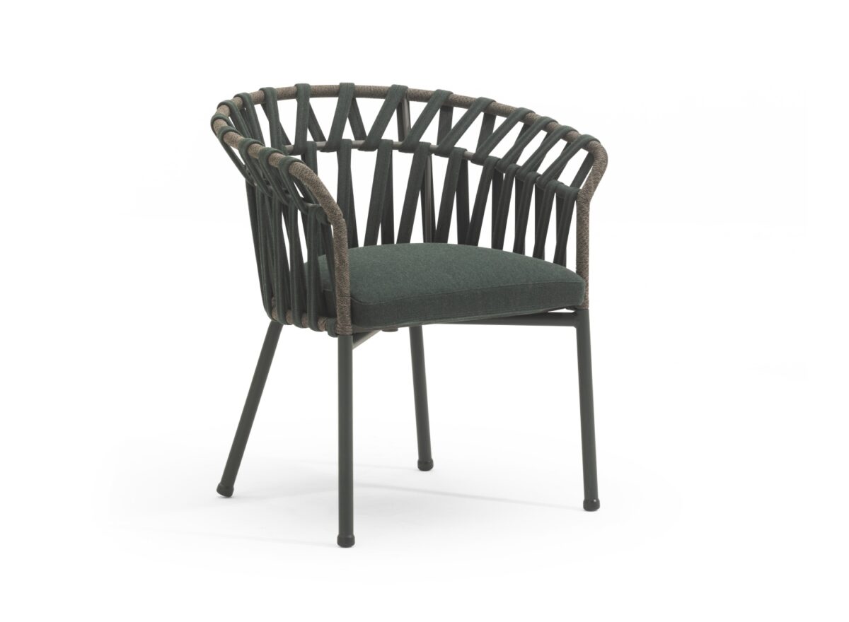 Varaschin Emma Cross Outdoor Dining Armchair 011