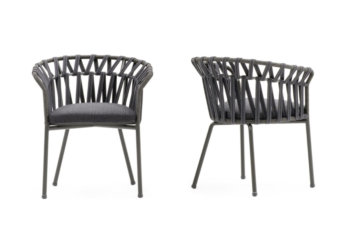 Varaschin Emma Cross Outdoor Dining Armchair 016