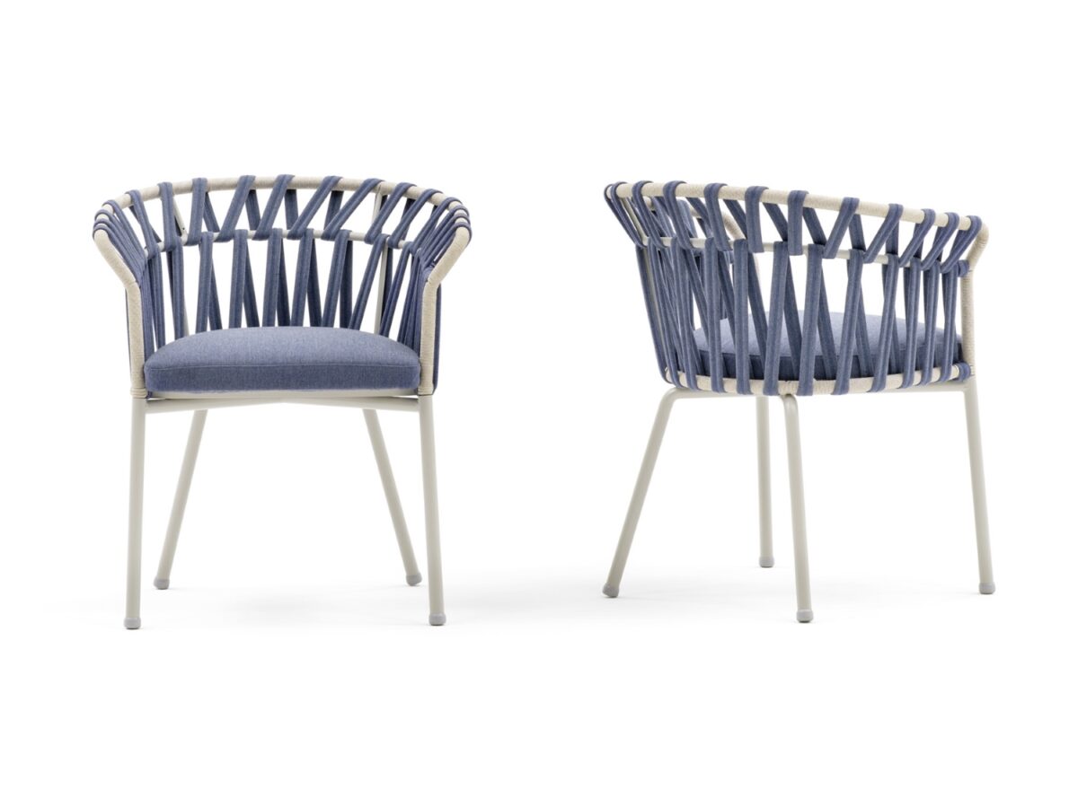 Varaschin Emma Cross Outdoor Dining Armchair 019