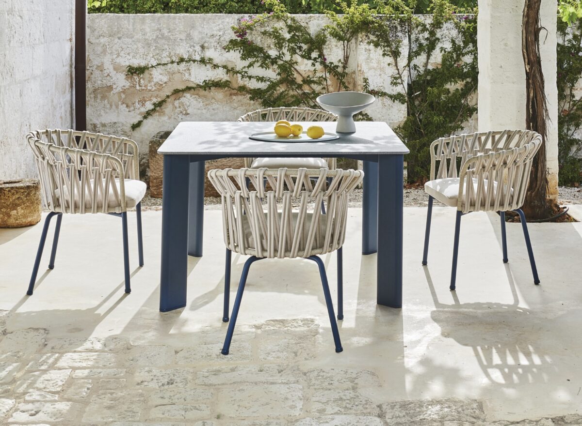 Varaschin Emma Cross Outdoor Dining Armchair 02