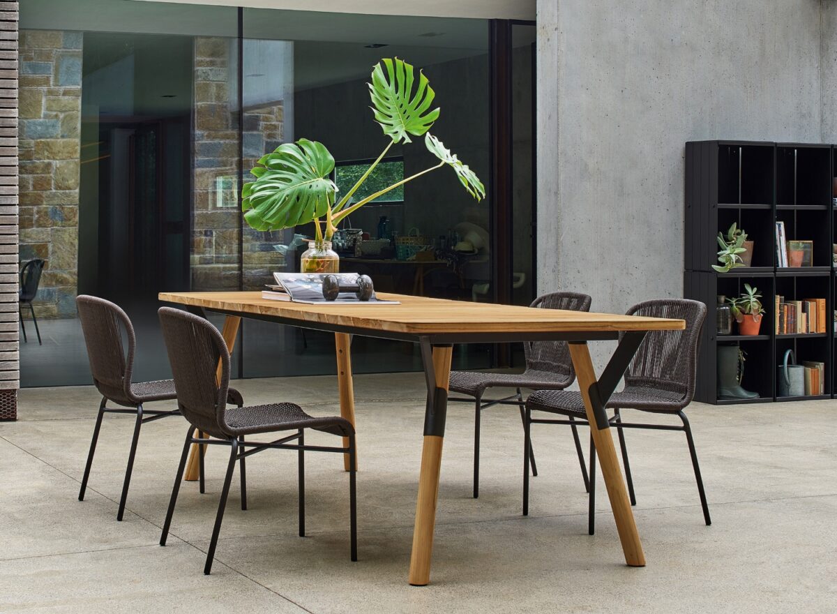 Varaschin Link Teak Outdoor Dining Table 02